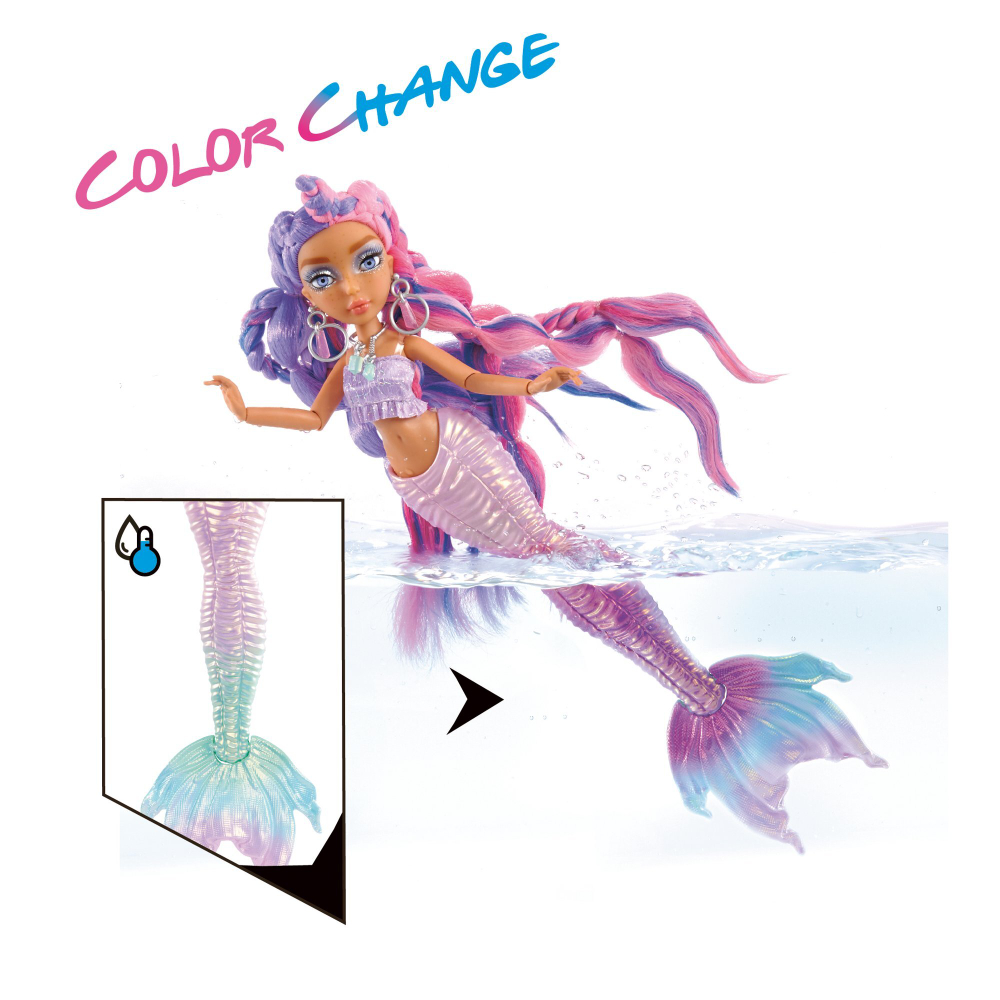 Кукла-русалка Mermaze Mermaidz™ Color Change Kishiko™