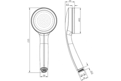 Лейка для душа IDDIS SpaHome SPA1F00i18