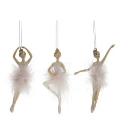 GAEM Изделие декоративное подвесное "Балерина", L3,5 W1,5 H12 см, 3в.
