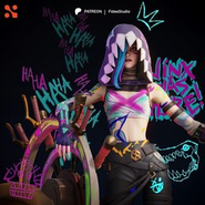 Фигурка Arcane Джинкс Лига легенд Jinx League of Legends