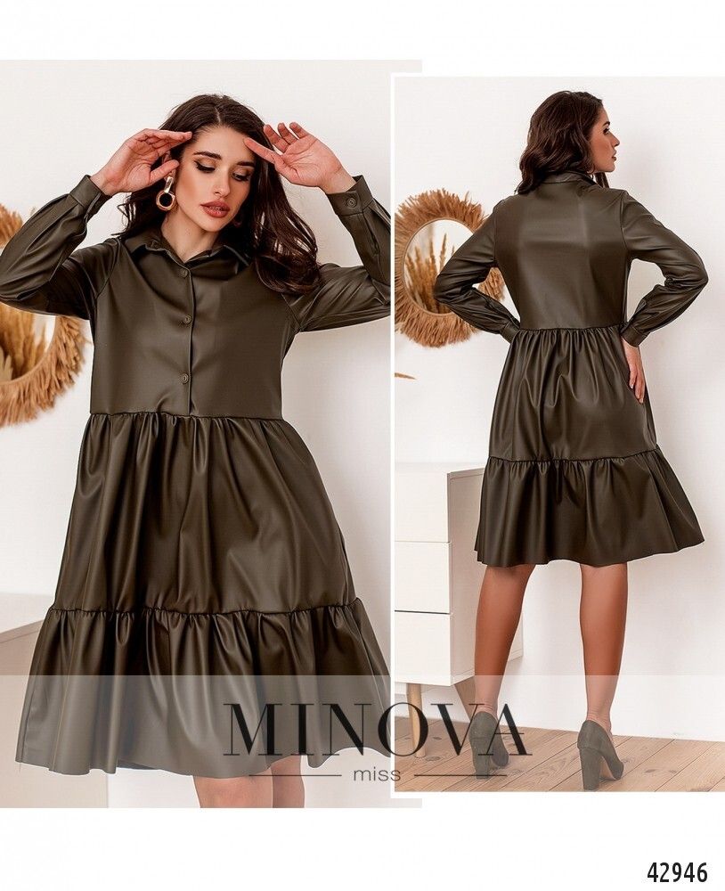 Платье 2162-хаки Minova