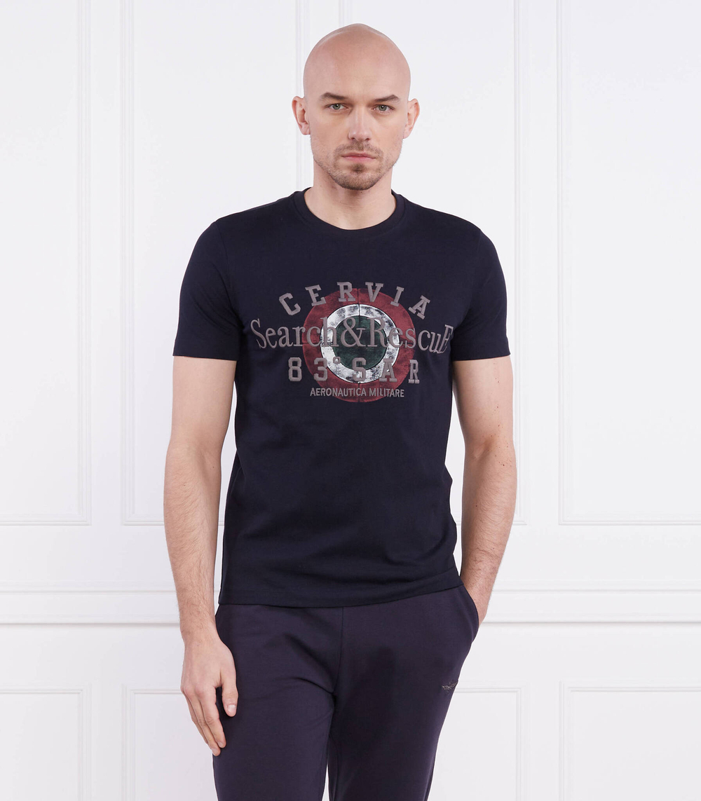 Футболка Aeronautica Militare - темно-синий(TS2085J597)