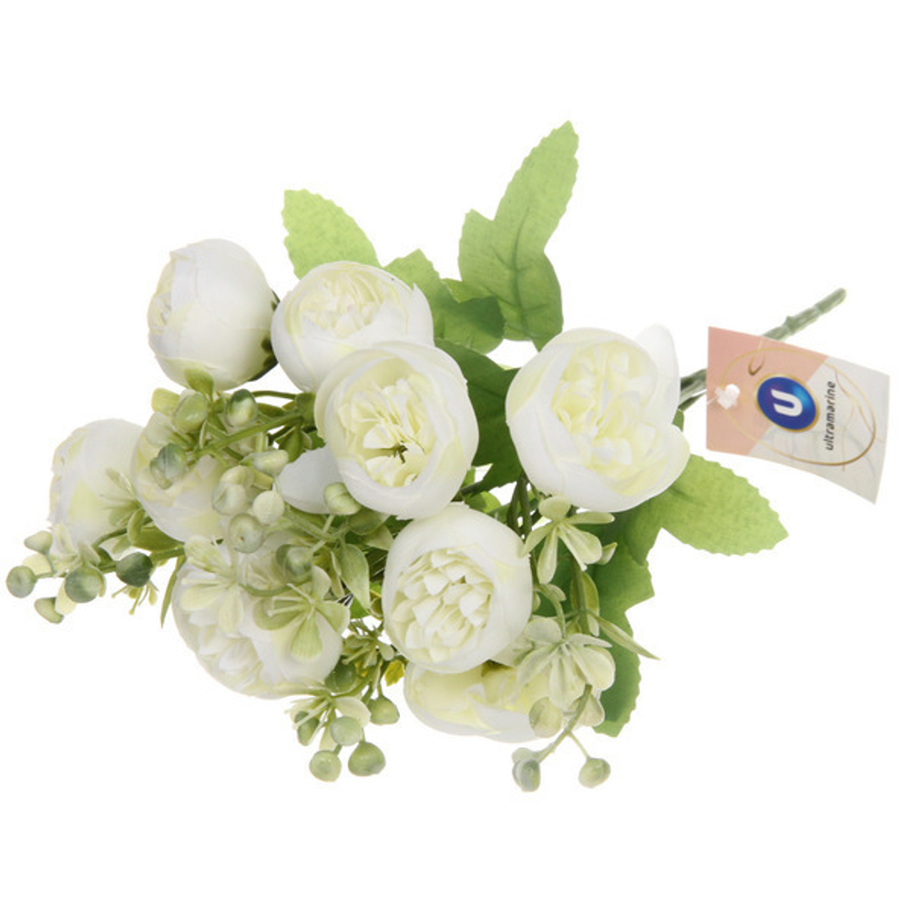 Искусственные цветы «Летнее вдохновение» Пионы 30см цвет белый