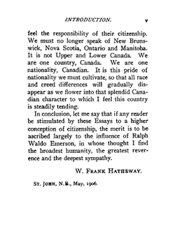 Canadian Nationality, the Cry of Labor, and Other Essays | Warren Franklin Hatheway