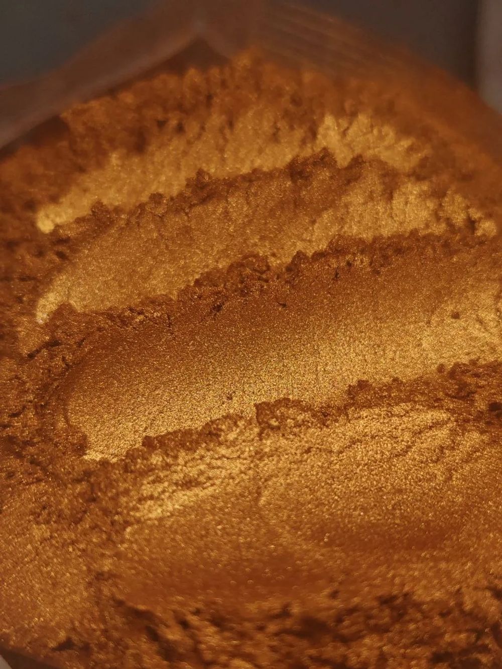 Премиум 9964 Оранжевый металлик - сухой перламутровый краситель