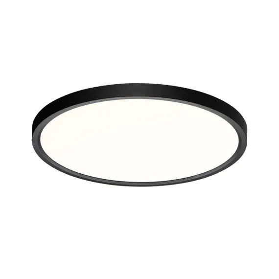 7660/32L MITRA LED SN 087 Светильник пластик/белый/черный LED 32Вт 3000/4000K D400 IP40 ALFA BLACK