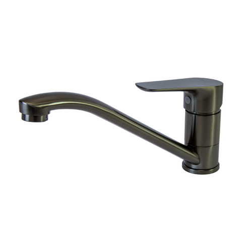 Смеситель для кухни 35k MIXLINE ML14-03GR б/отв п/гайку ГРАФИТ (без подводки)