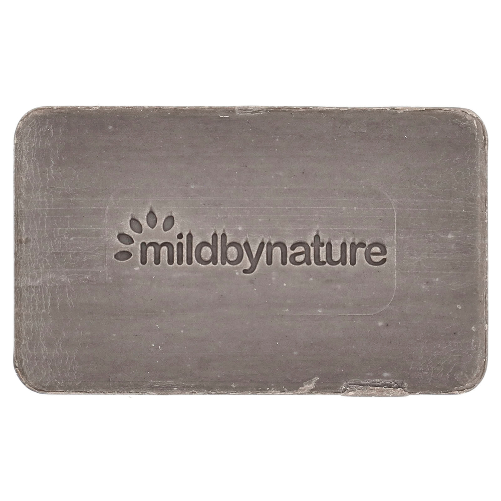 Mild By Nature, очищающее кусковое мыло с глиной, с ароматом эвкалипта и перечной мяты, с ископаемой глиной, 141 г (5 унций)