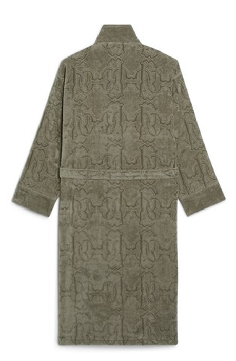 Халат махровый Roberto Cavalli Araldico light grey 946 с шалькой