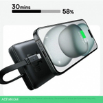 Портативное зарядное устройство Baseus Airpow Lite Cosmic Black (P10067501123-00)