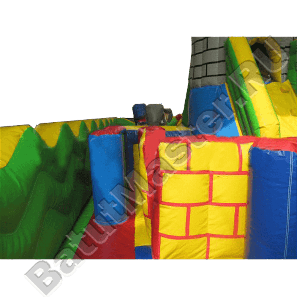 Большой надувной батут "Средневековье" 9*9*5 м