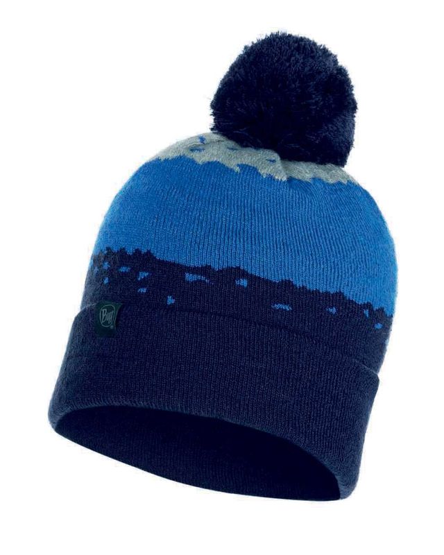 Вязаная шапка Buff Hat Knitted Tove Night Blue Фото 1