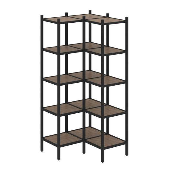 Лофт Угловой внутренний стеллаж VR.L-32  862*862*1869