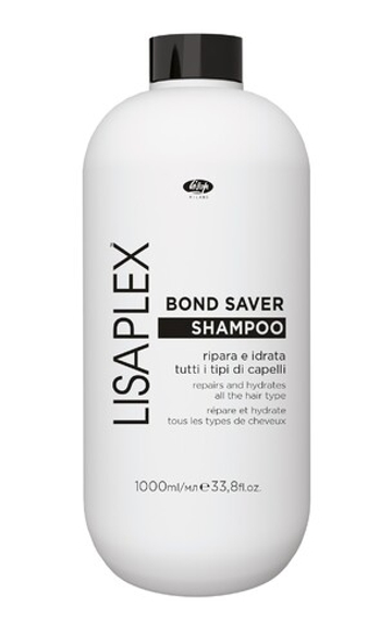 Восстанавливающий шампунь - "LISAPLEX BOND SAVER SHAMPOO" 1000 мл