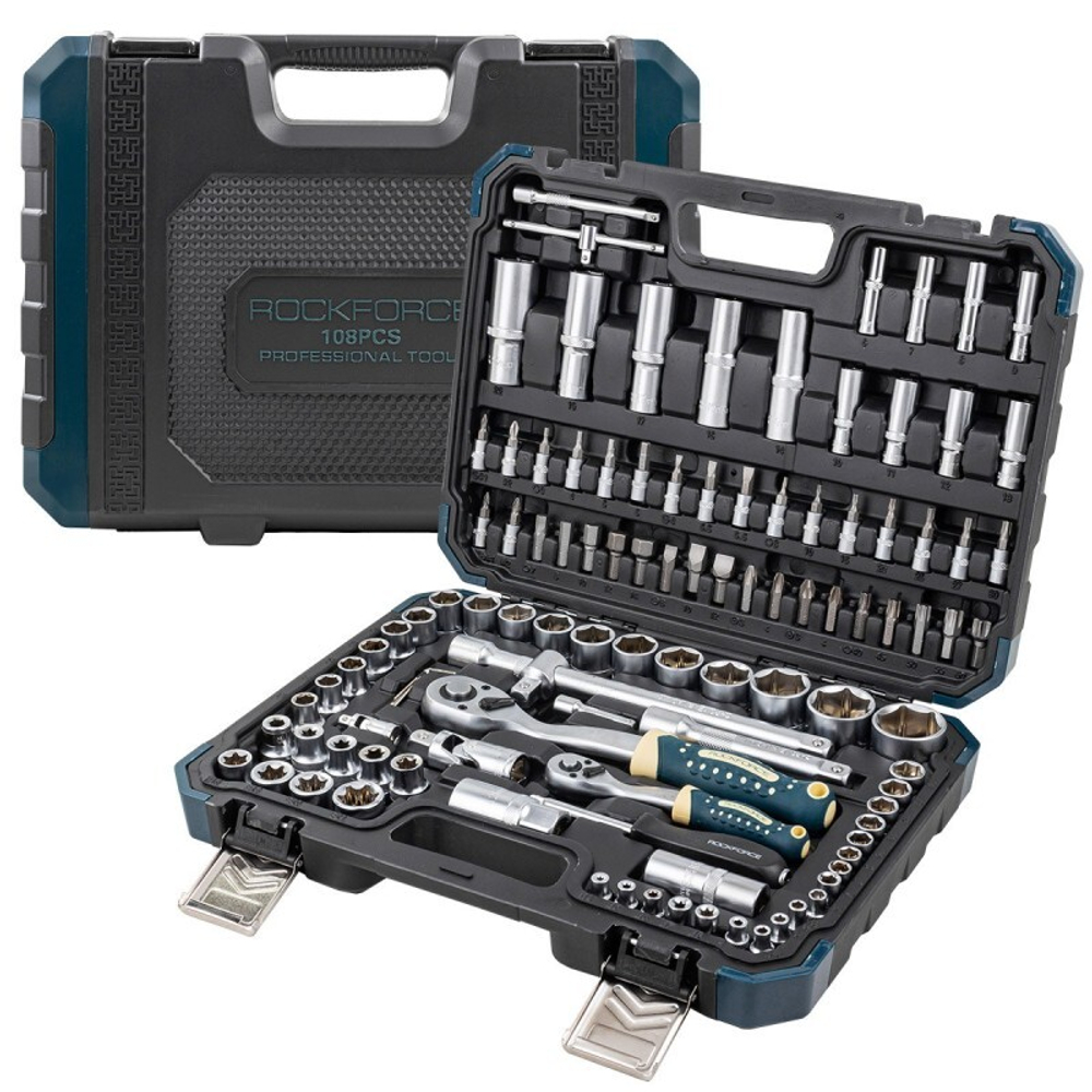 Набор инструментов 108пр. 1/4'', 1/2''(6гр.) RockFORCE LIGHT RF LIGHT-41082-5