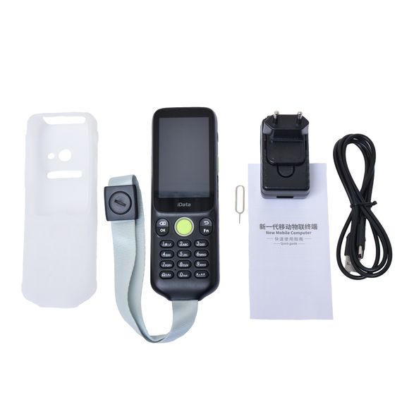 ТСД iData i3 (Android 10 no GMS, 1D/2D сканер iData DS7000pro, Bluetooth, Wi-Fi, 2G/3G/4G (LTE), GSM, GPS, память 2 GB/16 GB, экран 3.2&quot; разрешение 800 х 480, 23 клавиши, АКБ 3000 mAh, IP54, камера 8MP, 178 грамм, ремешок, адаптер, кабель USB Type-C,