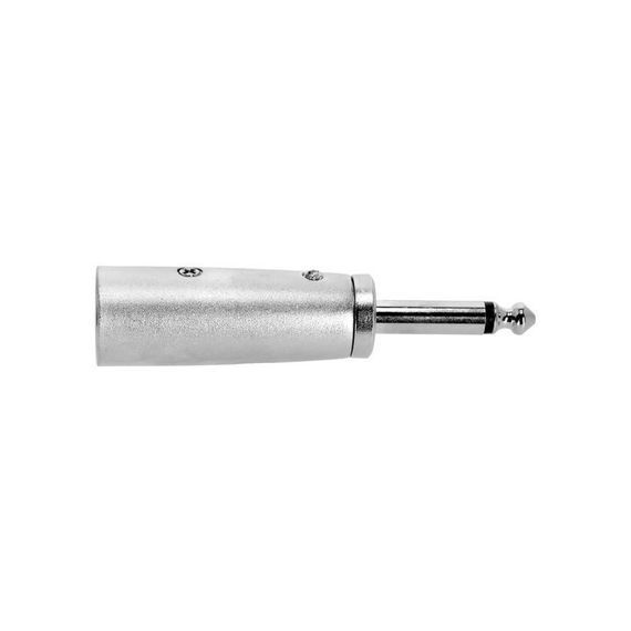 Adam Hall K4AJM2XM3 - адаптер TRS (jack) mono 6.3 (M) - XLR (M), металлический