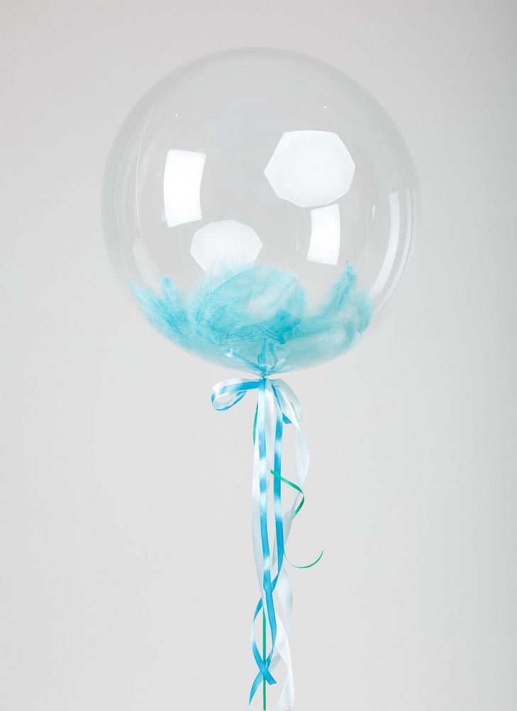 Bubble c перышками (цвет в заказе) (БГ-70)