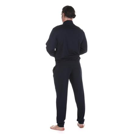 Мужской домашний костюм темно-синий: толстовка на молнии и штаны Emporio Armani 111795_CC570 00135