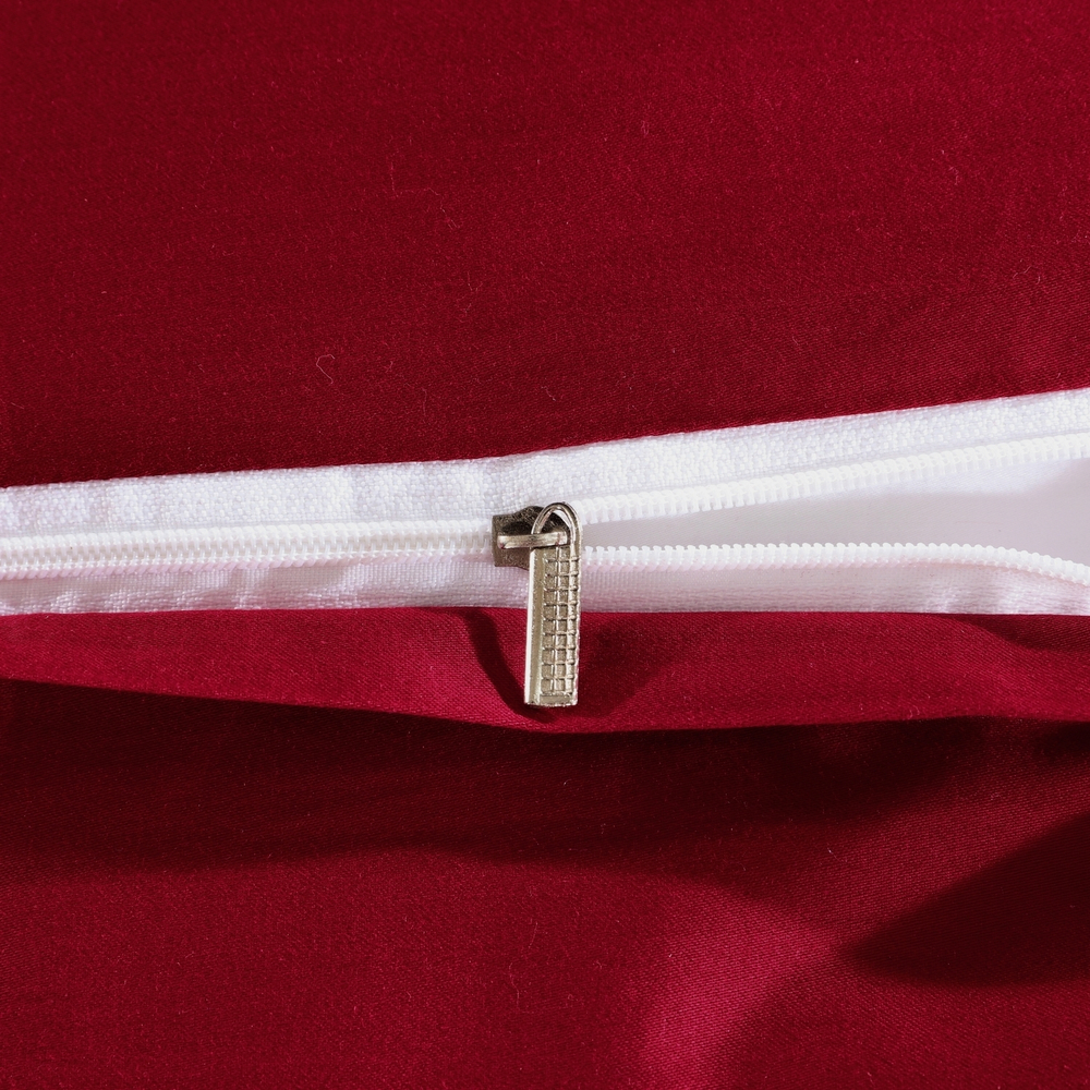 Комплект постельного белья Однотонный Сатин Премиум на резинке OCPR013