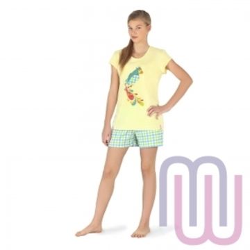 Пижама подростковая для девушек Cornette Parrot 550-16,короткий рукав