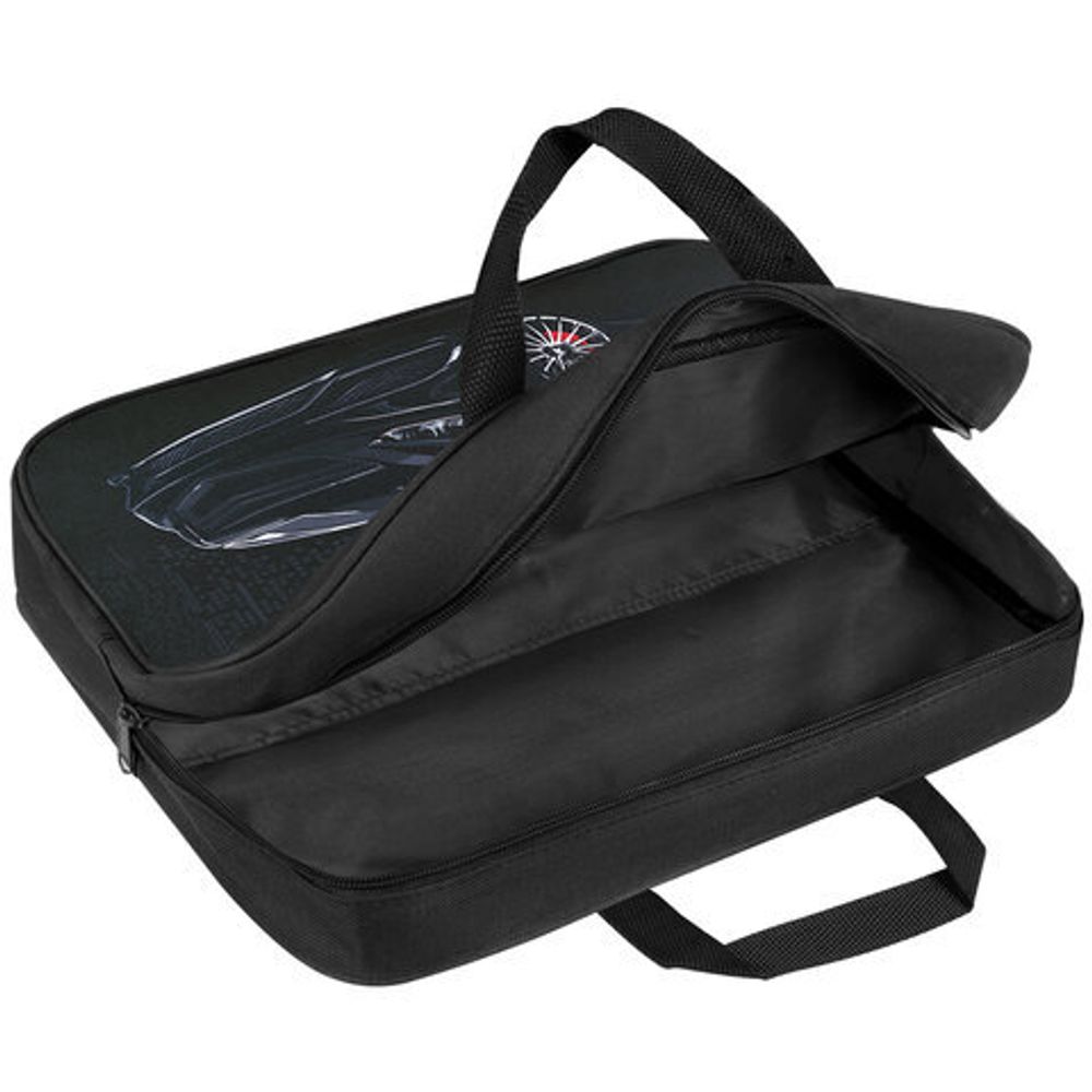 Папка на молнии с ручками BRAUBERG А4, 1 отделение, полиэстер, 80 мм, "City car", 271486