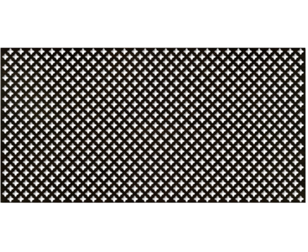 Панель декоративная перфорированная (без рамки) Готико, 812*512, Белый