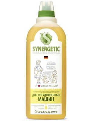 Средство для мытья в посудомоечной машине Synergetic 1 л