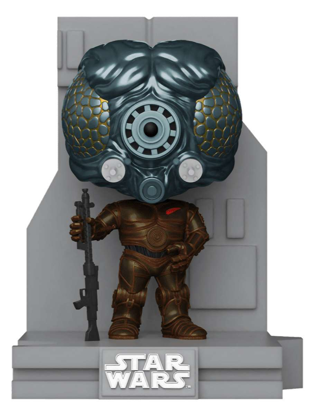 Фигурка Funko POP! Deluxe Bobble Star Wars SW Bounty Hunters 4-LOM (MT) (Exc) (439) 56107