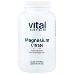 Vital Nutrients, цитрат магния, 200 веганских капсул (150 мг в 1 капсуле)