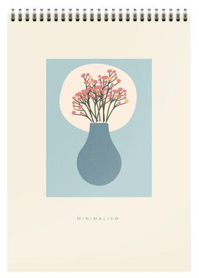 Блокнот А6 40 листов клетка "Простота в деталях" греб. мел. карт., спл. Уф-лак (Schoolformat)