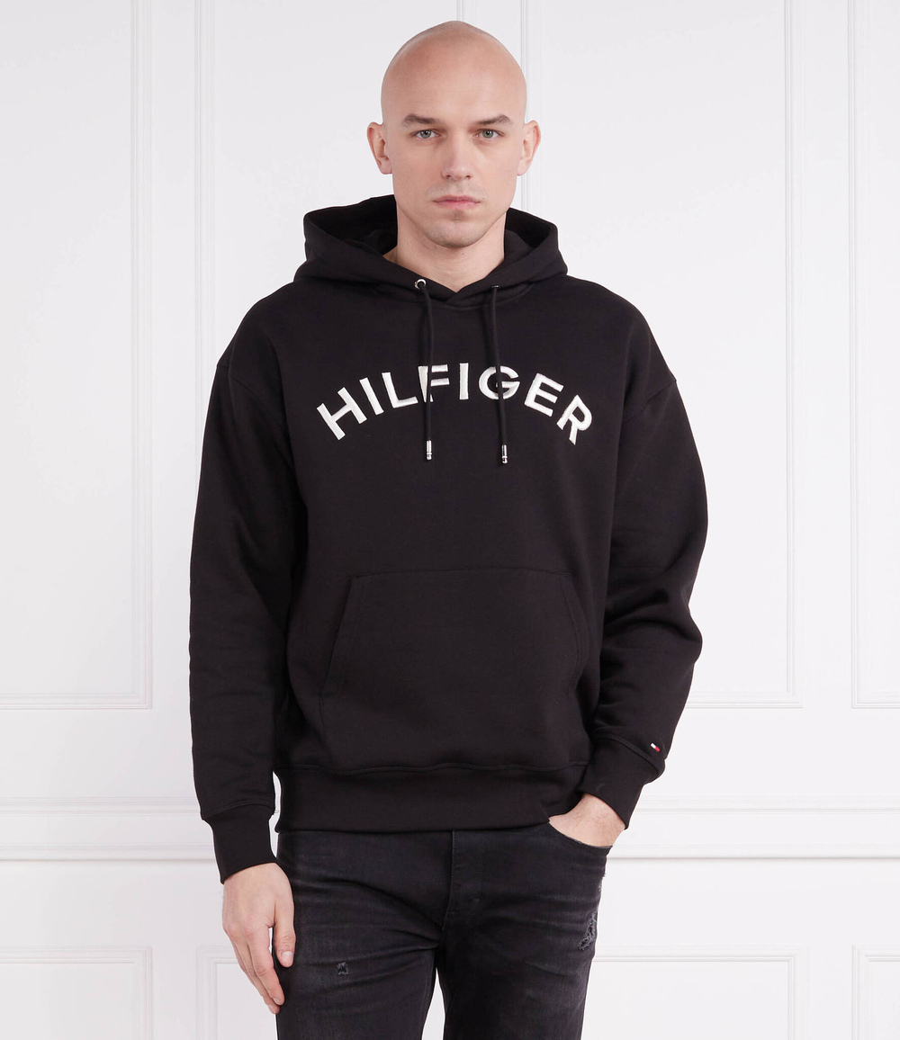 Худи HILFIGER ARCHED Tommy Hilfiger - черный(MW0MW31070)