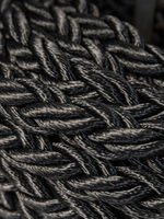 Канат плетеный швартовый SailMaster 8-и прядный Dock Line К8, 20,0 мм, черный, 4500 кгс, 6 м, пакет