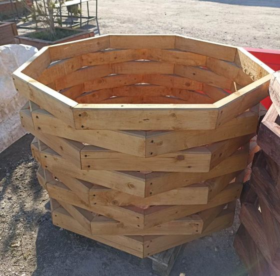 Основание под колодезный домик + крышка деревянная 8 углов