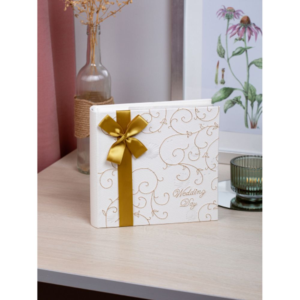 Фотоальбом Image Art IA-BBM46200 серия 127 свадебный с кармашками книжный переплёт 10х15 50 листов 200 фото