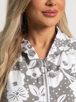 Жакет летний Фловерс (серо-белый) Б15579-18М LT Collection
