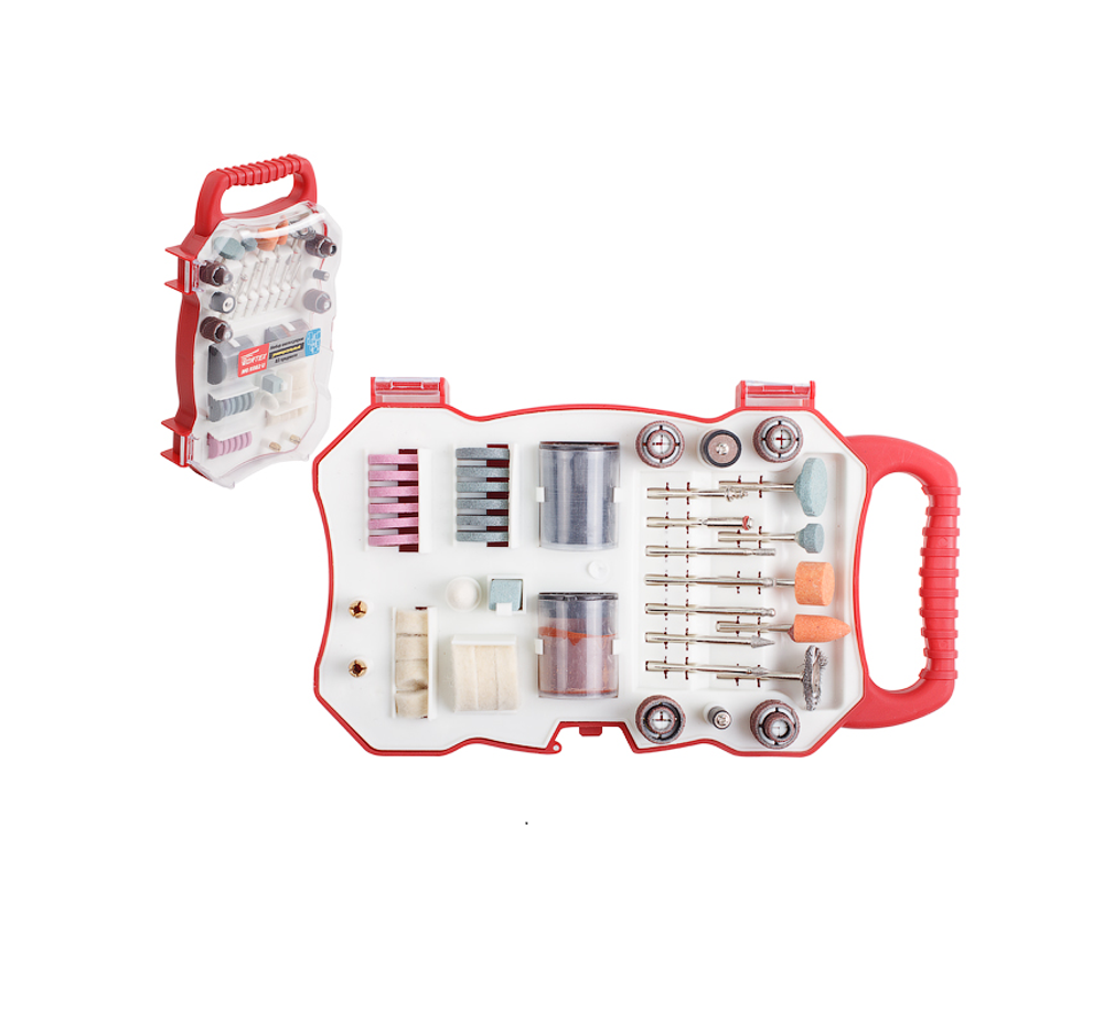 НАБОР АКСЕССУАРОВ ДЛЯ ГРАВЕРА WORTEX 82 ПРЕДМЕТА В БОКСЕ УНИВЕРСАЛЬНЫЙ