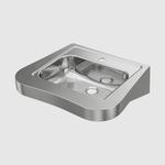 Раковина для МГН нерж. сталь NOFER 13024.2.S матовый