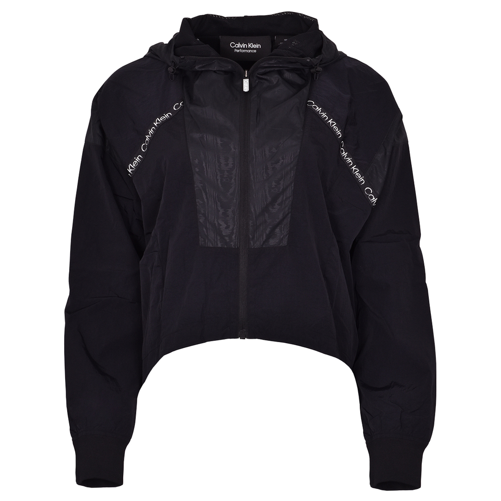 Женская теннисная куртка Calvin Klein WO Woven Jacket - Black