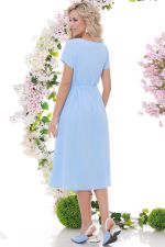 Платье голубое с бантом DStrend (Акция)