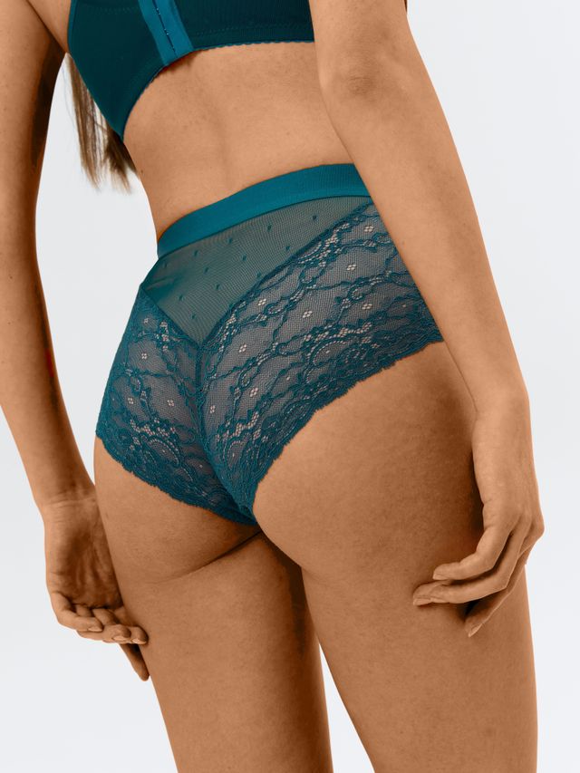 Трусы Слипы из сеточки Воздух Изумруд