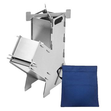 Турбо-печь походная, складная ПМ-04С в чехле, 374х169х440мм, сталь 3,0мм (T-HS-PM-04S) Helios