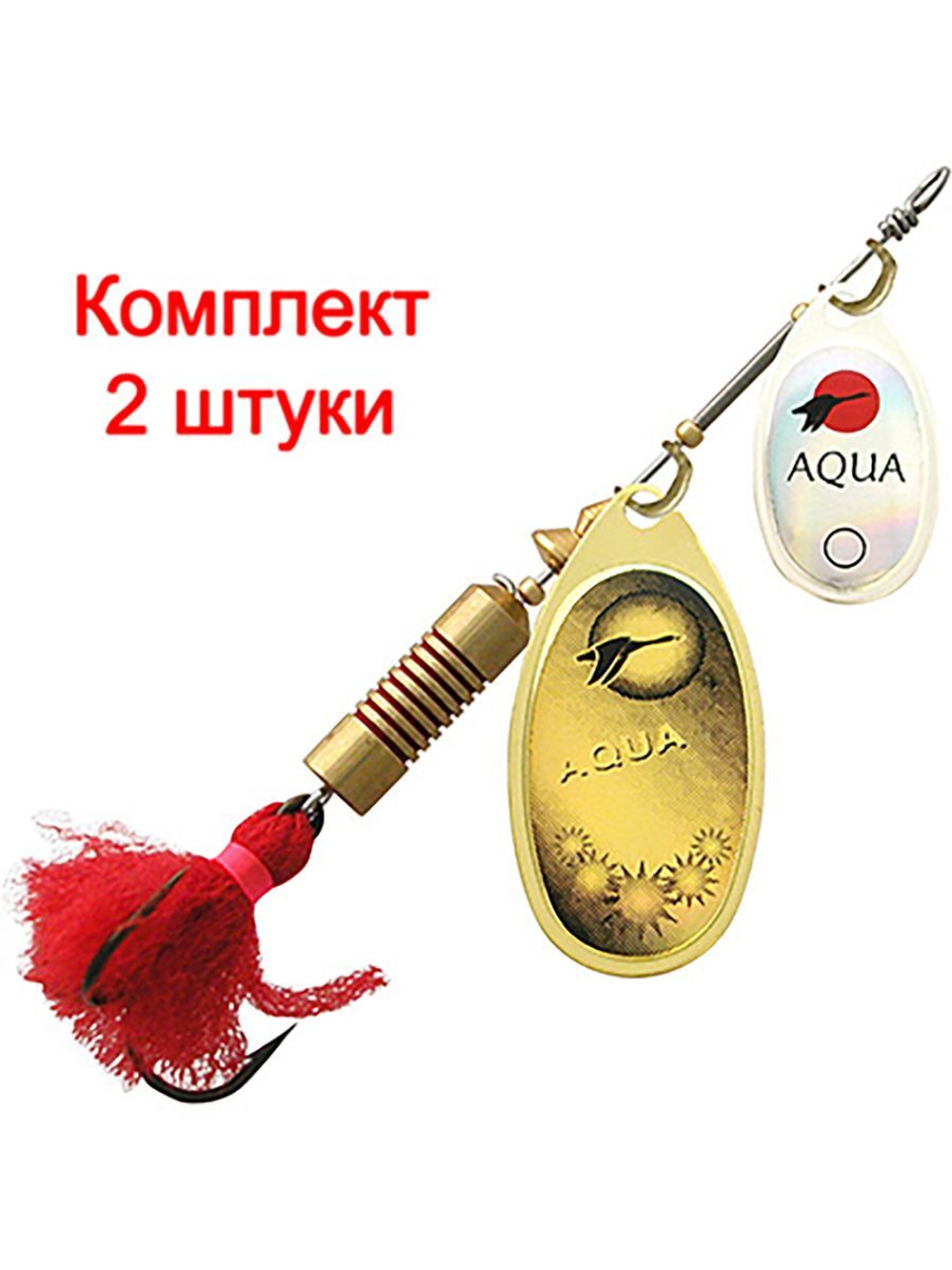 Блесна вертушка DOUBLE AGLIA 10,0g, № 1 + № 3, DUA-03