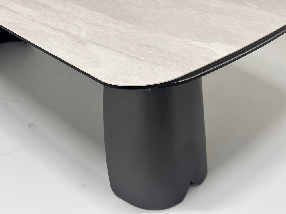 Стол KENT 200 TL-109, испанская керамика / Темно-серый каркас, ®DISAUR