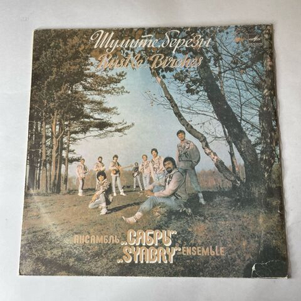 Винтажная виниловая пластинка LP Ансамбль Сябры Шумите, Березы (СССР 1986)