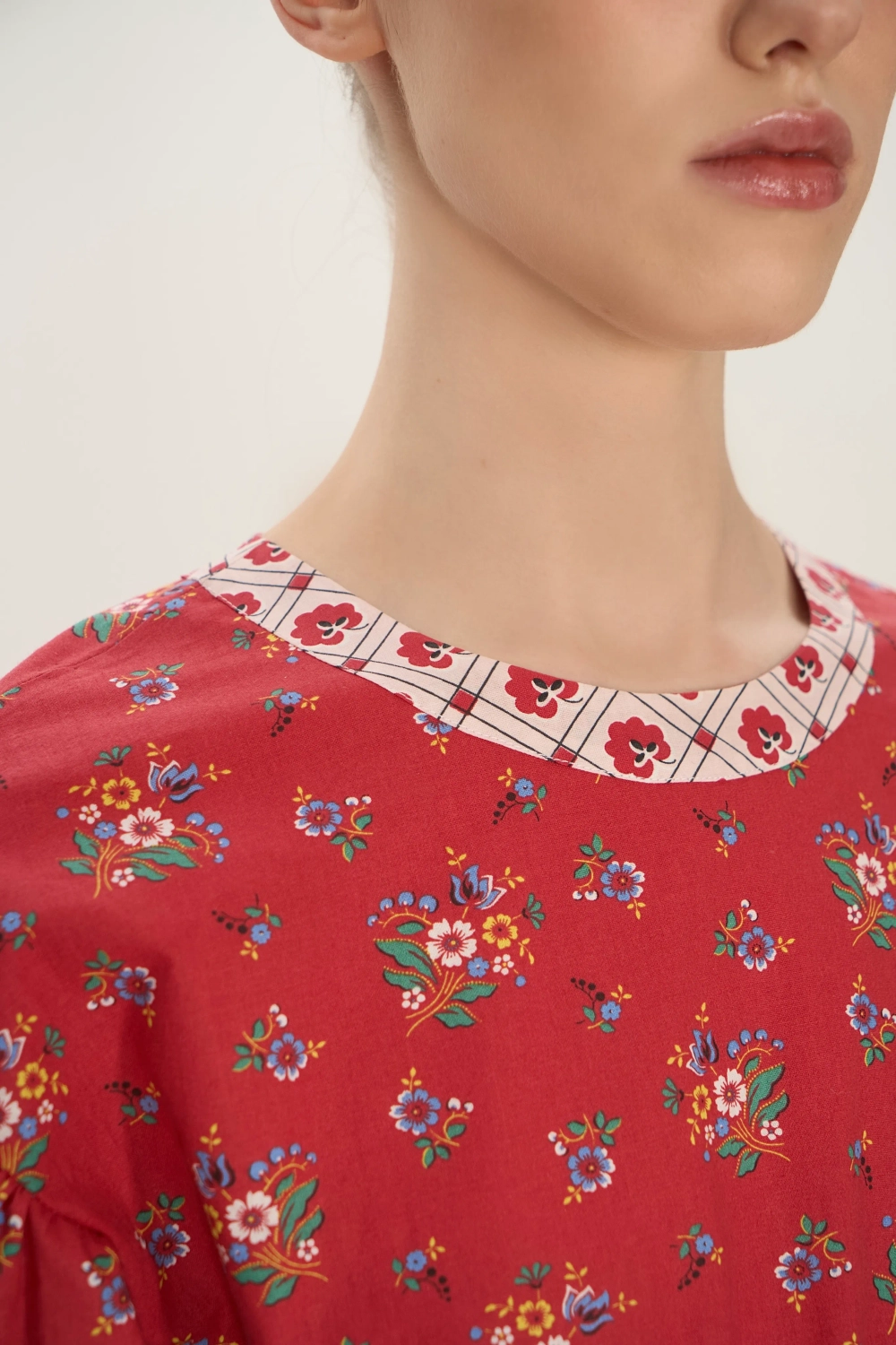 Платье «Ситец», красный