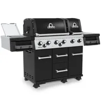 Газовый гриль Broil King Imperial 690 IR, 8 горелок, вертел, чёрный (с ИК-горелкой)