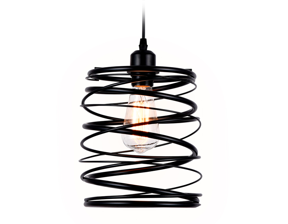TR8401 BK черный E27 max 60W D190*1000