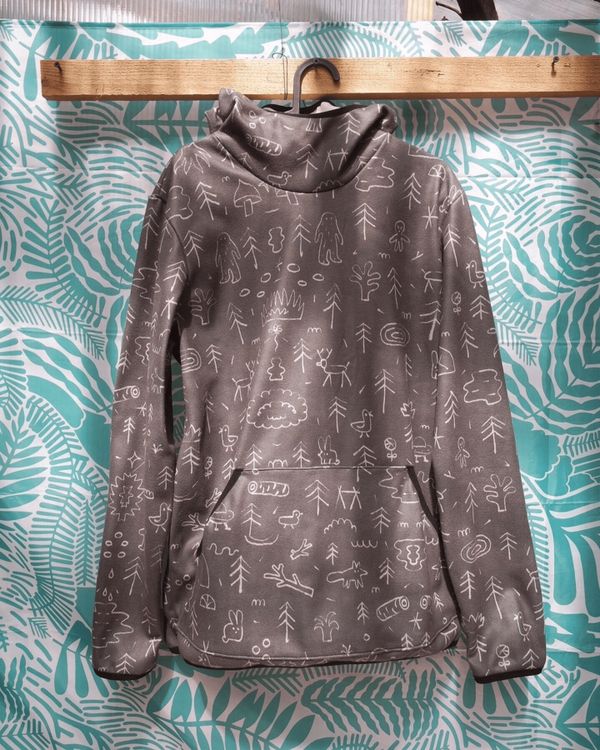 Худи Лесная серый - фото 6