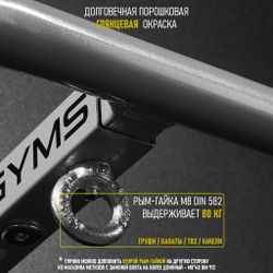 Турник настенный "прямой хват"